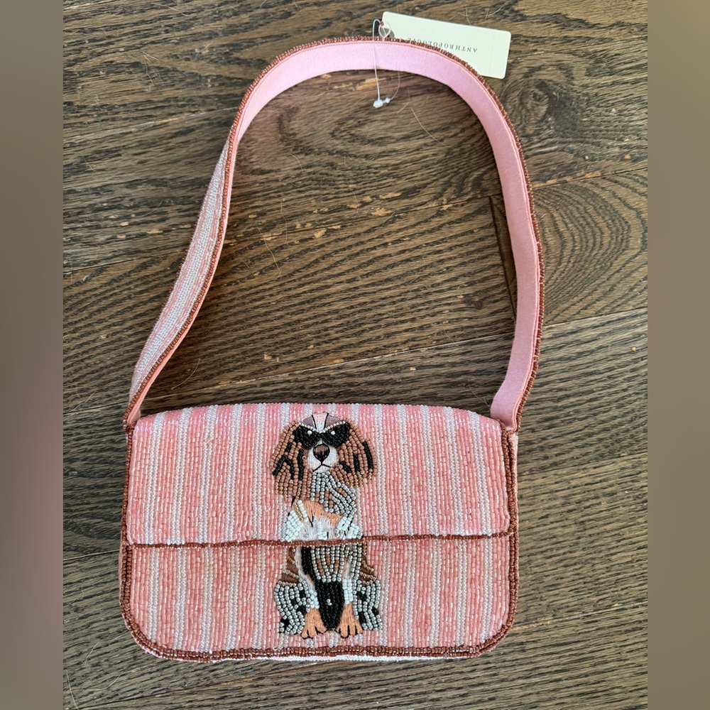 Anthropologie beaded handbag